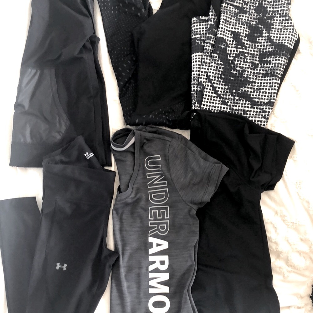 Under Armour legging/shirt/jacket Bundle! xs/small